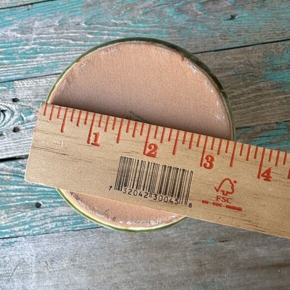 VTG Terrecotte Lotti Drink Pitcher 8.5" Terracotta Green Wine Water Jug Glossy - Picture 11 of 13